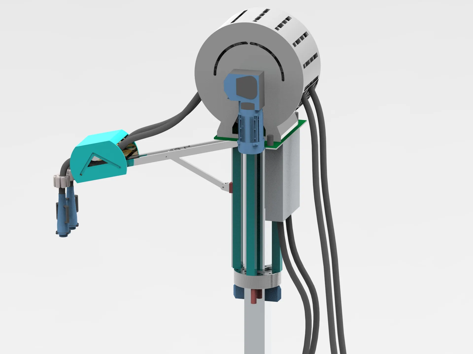 Arm-routed configuration